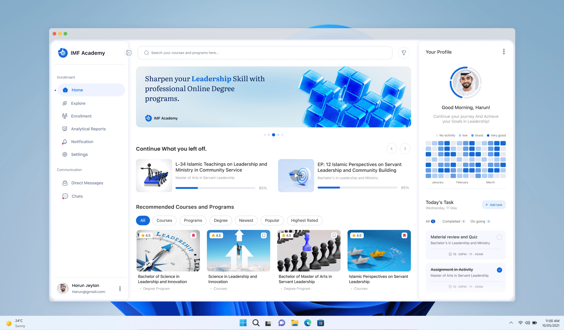 ImpactAcademy: Multi Institution E-Learning Saas Platform